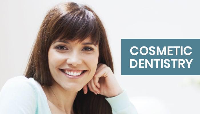 Woman after going through cosmetic dentistry in Winnipeg